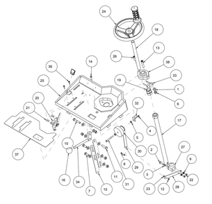Section 09 Diagram and Parts List for MK-2025SSP 168953 MK Diamond Concrete Saw